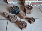 Set van antieke ijzeren gewichten, Ophalen
