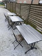 Terrastafafels + stoelen, Huis en Inrichting, Stoelen, Ophalen of Verzenden