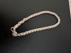 925 zilveren gaasarmband 20 cm, Ophalen of Verzenden, Zo goed als nieuw, Zilver, Zilver