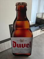 Duvel fles en paneel in karton, Verzamelen, Ophalen, Zo goed als nieuw, Reclamebord, Plaat of Schild, Duvel