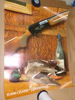 Vintage poster van BROWNING (B 2000 CHASSE), Verzamelen, Ophalen