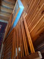 Kinderbedje houtkleur met matrasje, Huis en Inrichting, Ophalen, Bruin, 190 cm of minder, Hout