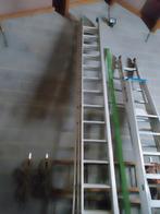 12 meter lange ladder in 3 elementen (goedgekeurd), Doe-het-zelf en Bouw, Ophalen, Zo goed als nieuw, Ladder, 4 meter of meer