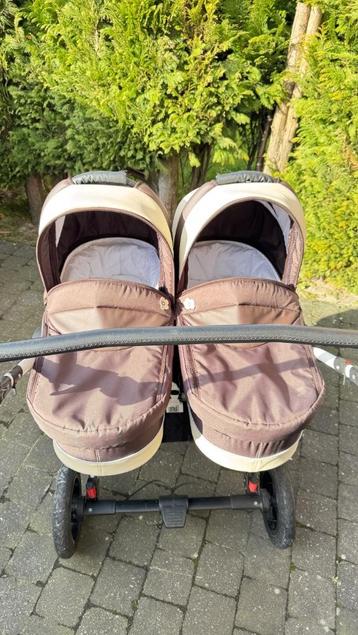 Tweeling buggy compleet, Enlèvement, Comme neuf, Poussette ou Buggy