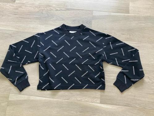 Crop sweater Calvin Klein XS, Kleding | Dames, Truien en Vesten, Zo goed als nieuw, Maat 34 (XS) of kleiner, Zwart, Ophalen of Verzenden
