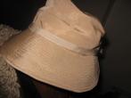 Beige hoed van waterdichte stof. Hoofdomtrek: 53 cm. Co, Gedragen, 55 cm (S, 6⅞ inch) of minder, Ophalen of Verzenden, Hoed