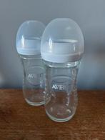 2 Biberons en verre Philips Avent 240 ml, Enlèvement ou Envoi, Comme neuf