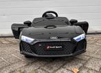 Audi R8 12v zwart Afstands / Bluetooth - Leder - Rubberban, Kinderen en Baby's, Speelgoed | Buiten | Accuvoertuigen, Ophalen of Verzenden