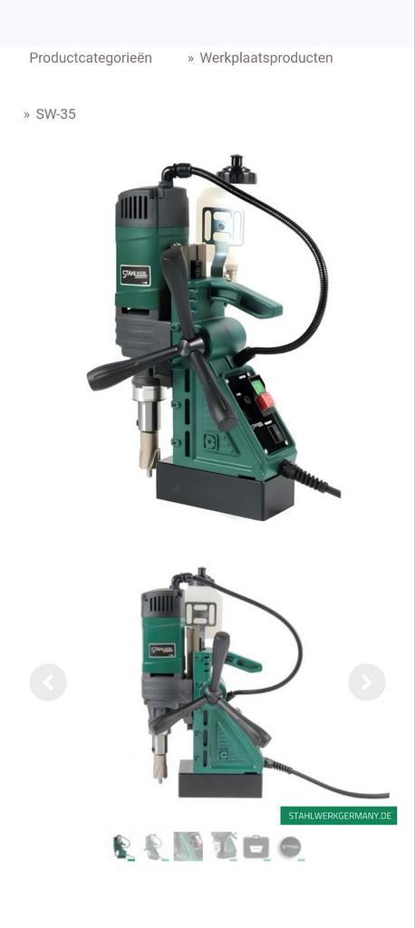 Stahlwerk Germany SW-35 magneetboormachine, Doe-het-zelf en Bouw, Gereedschap | Boormachines, Ophalen