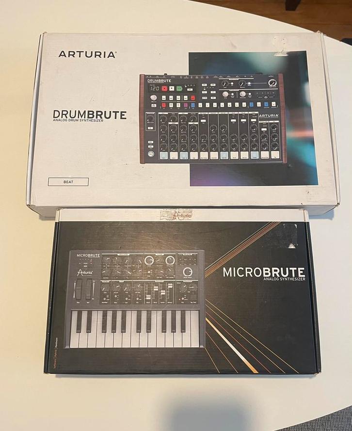 Arturia Drumbrute + Microbrute, Muziek en Instrumenten, Synthesizers, Zo goed als nieuw, Ophalen