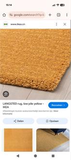 Ikea okergeel tapijt 133x195, Huis en Inrichting, Stoffering | Tapijten en Vloerkleden, Ophalen, Gebruikt