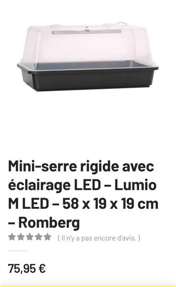 Mini serre avec éclairage  beschikbaar voor biedingen