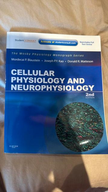 Cellular physiology and neurophysiology beschikbaar voor biedingen