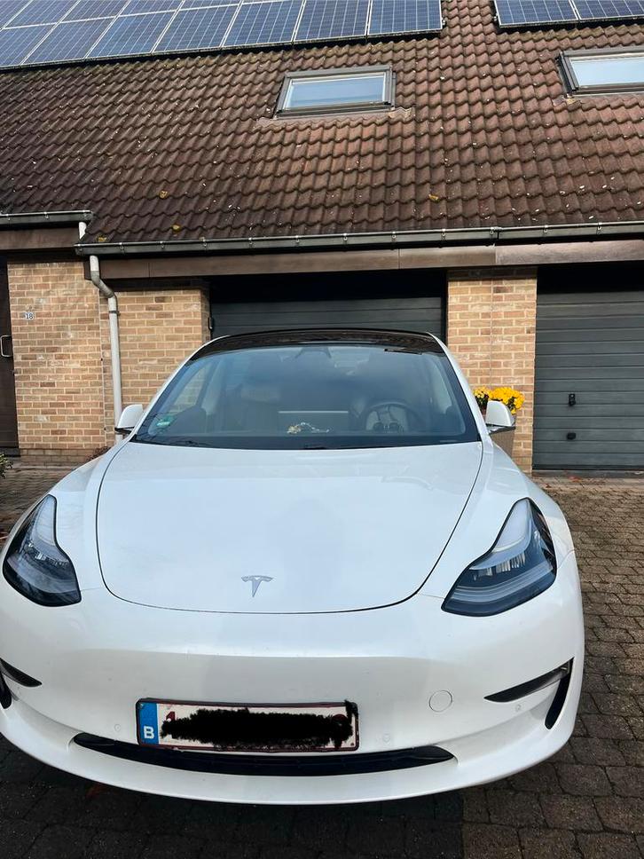Tesla Model 3 Performance 2019 incl. winterbanden, Auto's, Tesla, Particulier, Model 3, Elektrisch, Automaat, Wit, Zwart, Leder