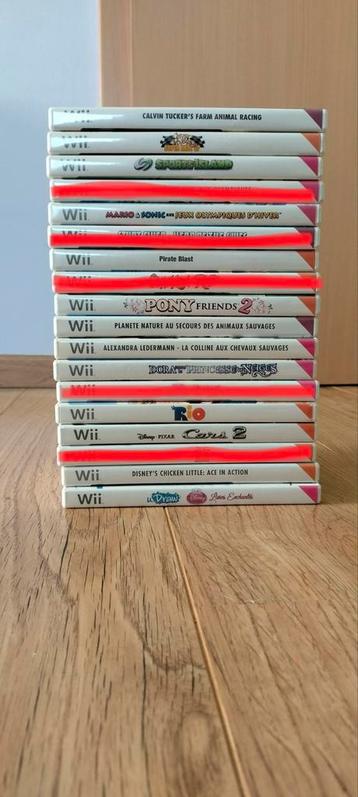 Wii-spelset met accessoires  beschikbaar voor biedingen