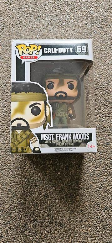Call of Duty Funko pop avec Frank Woods, Enlèvement ou Envoi, Comme neuf