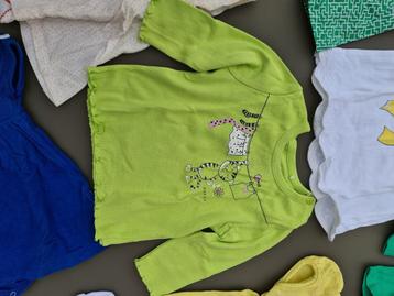 groene longsleeve t-shirt met kat Esprit 9m/74cm beschikbaar voor biedingen