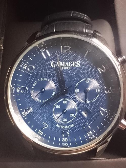 horloge Gamages London nieuw in doos prijs in winkel ca 800€, Handtassen en Accessoires, Horloges | Heren, Nieuw, Polshorloge