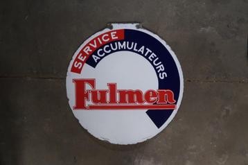 FULMEN emaille plaat (dubbelzijdig) beschikbaar voor biedingen