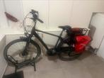 Electrische herenfiets, Gebruikt, 50 km per accu of meer, 55 tot 59 cm, Ophalen