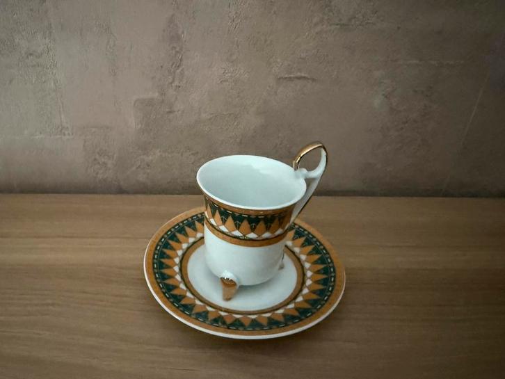 Tas met schoteltje, Antiek en Kunst, Antiek | Servies los, Ophalen