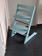 Stokke Tripp Trapp kinderstoel NIEUW MODEL  turquoise, Enlèvement, Comme neuf, Chaise évolutive, Coulissant