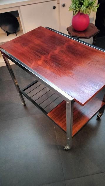 Unieke vintage space-age mid-century sidetabel.. beschikbaar voor biedingen