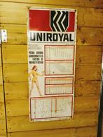 Panneau publicitaire Uniroyal 1969, Collections, Marques & Objets publicitaires, Utilisé, Enlèvement ou Envoi, Panneau publicitaire