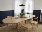 eiken scandinavische tafel, Enlèvement, Utilisé, Rond