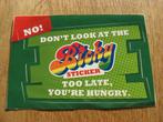 Sticker Bicky Burger 15,5 x 10,5 cm, Ophalen of Verzenden, Nieuw, Overige typen