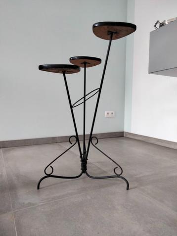 1950s 60s vintage planttafeltje bijzettafeltje staander beschikbaar voor biedingen