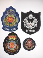 4 ‘U.K. Army’-patches, Verzamelen, Ophalen of Verzenden, Landmacht, Embleem of Badge