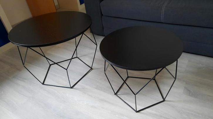 2 tables d'appoint ou basses neuves, diamètres 40 et 50, Maison & Meubles, Tables | Tables d'appoint, Neuf, Rond, Enlèvement