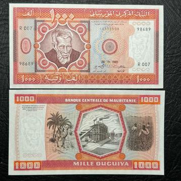 Mauritanië - 1.000 Ouguiya 1981 - GEM UNC beschikbaar voor biedingen