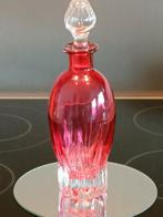 Très belle Carafe en cristal rosé foncé vintage zéro défaut, Antiquités & Art