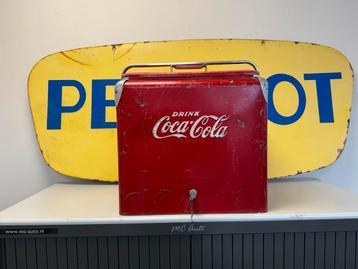 Publicité de Coca Cola Old Cooler, Enlèvement ou Envoi, Utilisé, Ustensile