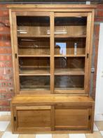 Teak buffetkast/vitrinekast, Huis en Inrichting, Ophalen of Verzenden, Zo goed als nieuw, Teakhout
