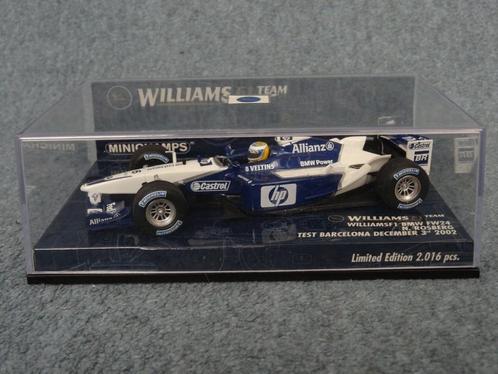 F1 BMW Williams FW24 Nico Rosberg test 2002 Minichamps OVP, Hobby en Vrije tijd, Modelauto's | 1:43, Zo goed als nieuw, Auto, MiniChamps