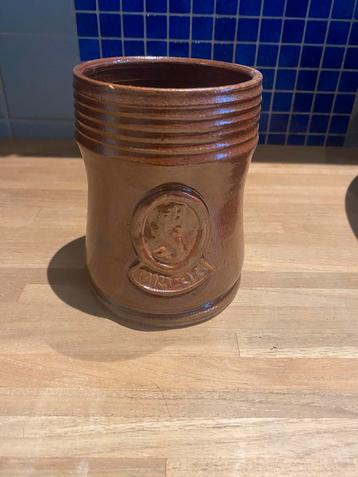 Chope Orval neuf en grès 33cl brun signé, Enlèvement ou Envoi