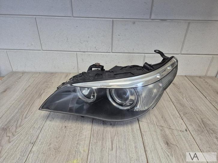 BMW 5 serie E60 E61 2005 - 2007 koplamp links xenon dynamic, Auto-onderdelen, Verlichting, BMW, Gebruikt, Ophalen of Verzenden