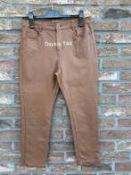 7/8 T44 camel broek van synthetisch leer in zeer goede staat, Ophalen of Verzenden, Gedragen, Maat 42/44 (L)