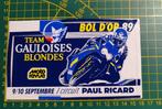 Sticker Moto Bol d'Or 1989 Team Gaulioses Paul Ricard, Verzamelen, Ophalen of Verzenden