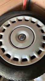 4 Stalen velgen met wieldeksels Volvo - 5 gaten V50/S40/C30, Ophalen, Gebruikt, 15 inch, Winterbanden