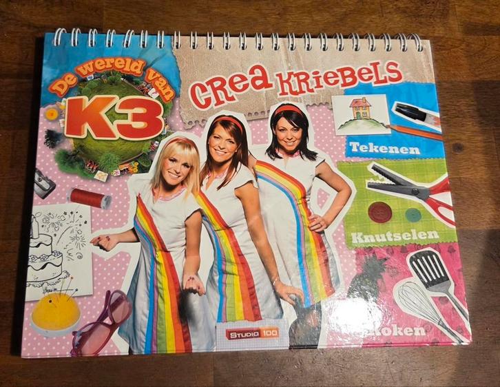 De Wereld van K3 : Crea Kriebels, Boeken, Overige Boeken, Zo goed als nieuw, Ophalen of Verzenden