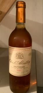 Sauternes, 1990, Clos d'Abeilley, Collections, Vins, Comme neuf, Enlèvement ou Envoi
