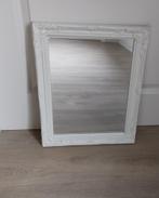Mooie stijlvolle spiegel met witte kader, Huis en Inrichting, Nieuw, Minder dan 100 cm, Minder dan 50 cm, Rechthoekig