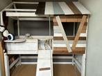 Stoere boomhut bed merk Lifetime halfhoogslaper, Ophalen, 85 tot 100 cm, Gebruikt, Matras