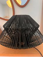 Lampe de table en rotin noir, Enlèvement, Comme neuf