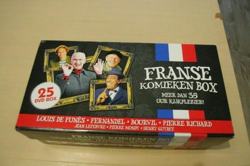 franse komieken box  25 dvd's, Cd's en Dvd's, Dvd's | Komedie, Boxset, Ophalen of Verzenden