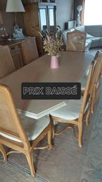 Marmeren salontafel +6 stoelen, Antiek en Kunst, Ophalen
